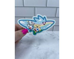 Togepi Silhouette Sticker