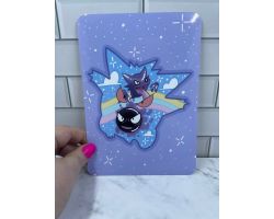 Gengar Silhouette Mini Print