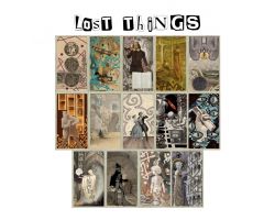 Suit of Lost Things Stickers (Mixed Media Tarot)