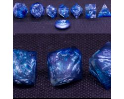 Galaxy Dice set Polyhendral set of 8