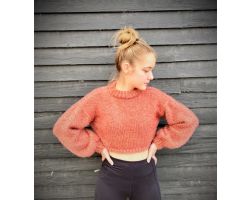 Cropped Knit Sweater Pattern