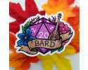 D20 Dungeons and Dragons Bard Sticker